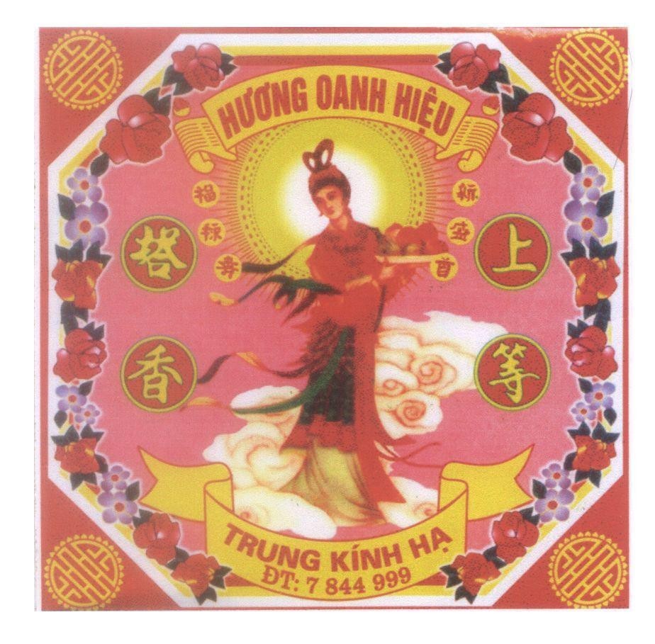 Mẫu nhãn hiệu Hương Oanh Hiệu Trung Kính Hạ