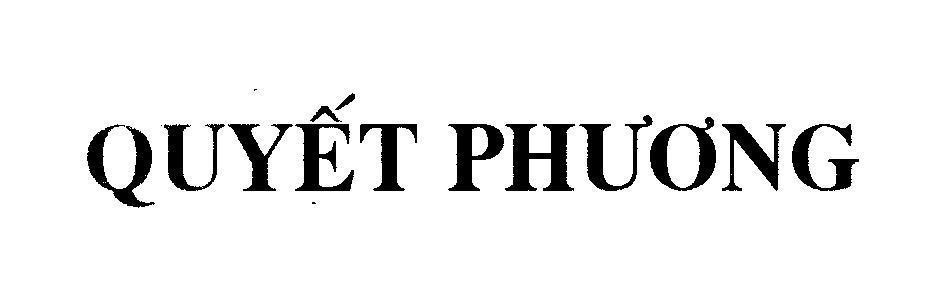 Mẫu nhãn hiệu Quyết Phương