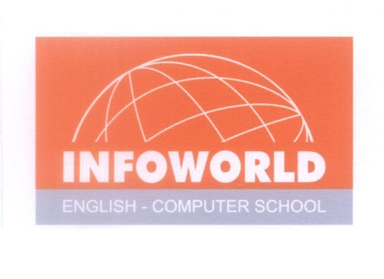 Mẫu nhãn hiệu INFOWORLD ENGLISH-COMPUTER SCHOOL