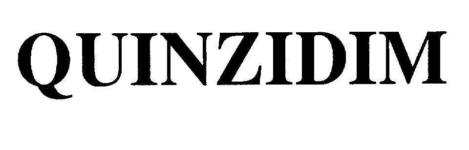 Mẫu nhãn hiệu QUINZIDIM