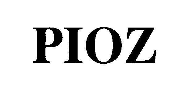 Mẫu nhãn hiệu PIOZ