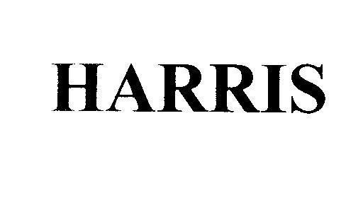 Mẫu nhãn hiệu HARRIS