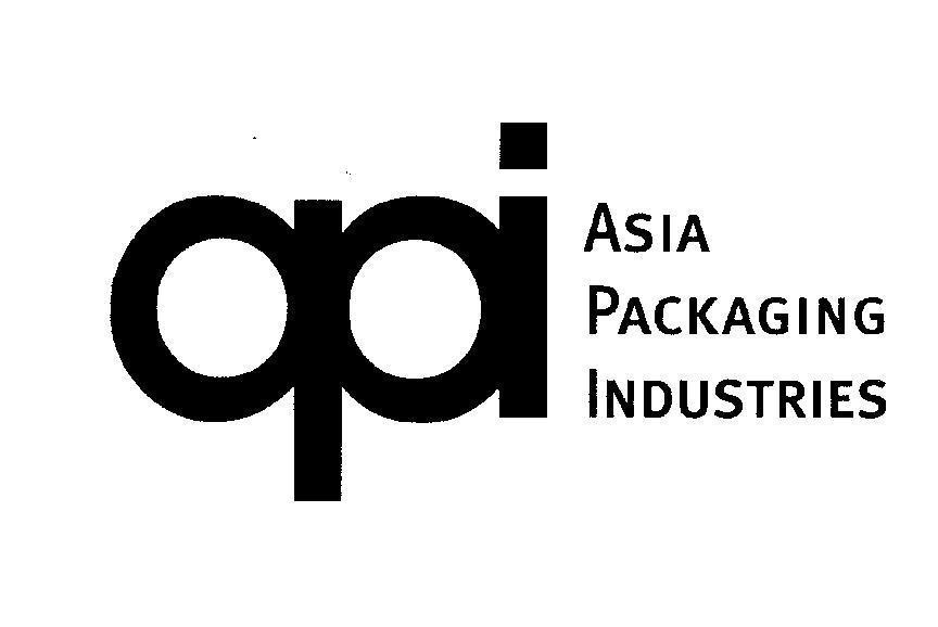 Mẫu nhãn hiệu api ASIA PACKAGING INDUSTRIES