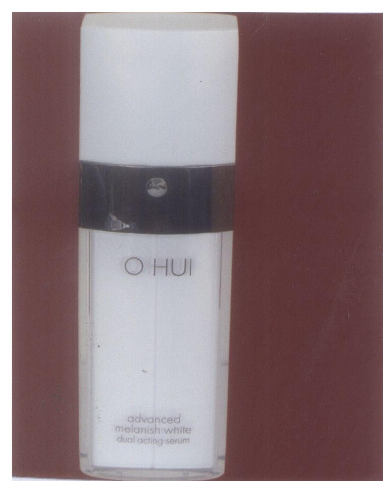Mẫu nhãn hiệu OHUI advanced melanish white dual acting serum