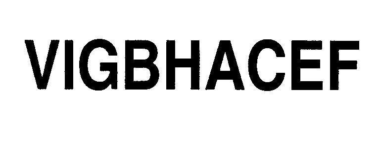 Mẫu nhãn hiệu VIGBHACEF