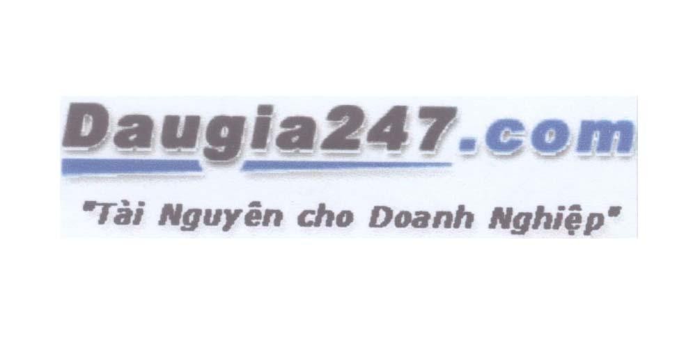 Mẫu nhãn hiệu Daugia247.com "Tài Nguyên cho Doanh Nghiệp"