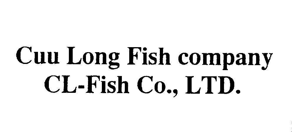 Mẫu nhãn hiệu Cuu Long Fish company CL-Fish Co.,LTD.