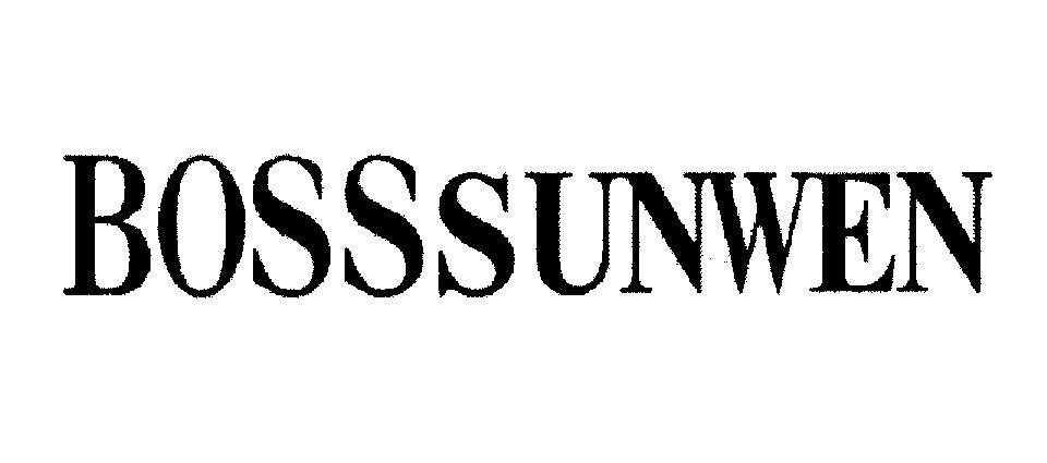 Mẫu nhãn hiệu BOSSSUNWEN