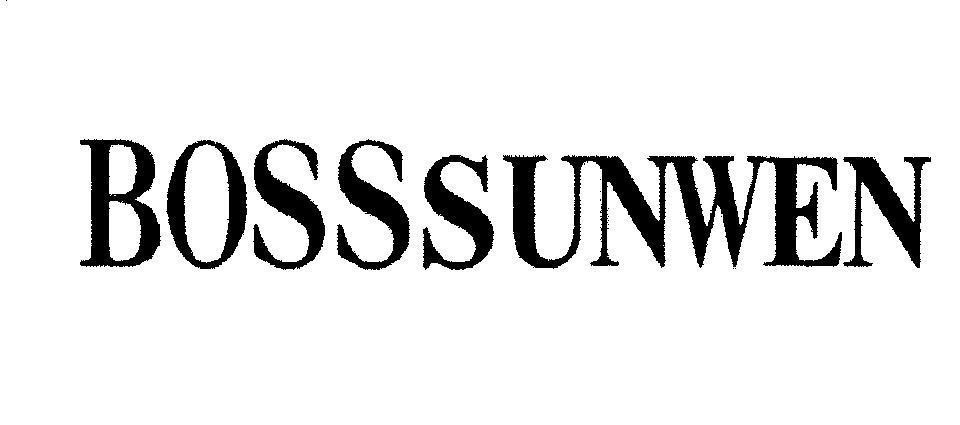 Mẫu nhãn hiệu BOSSSUNWEN