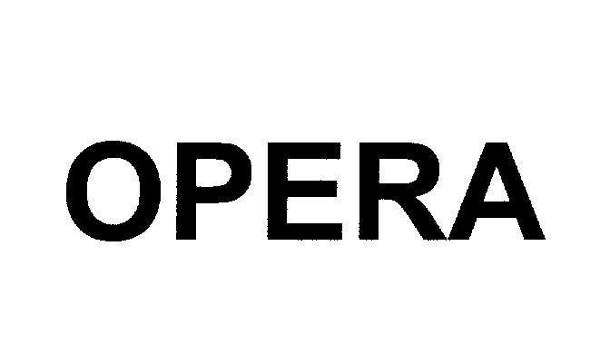 Mẫu nhãn hiệu OPERA