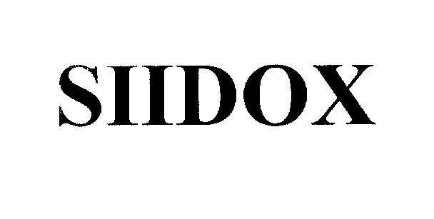 Mẫu nhãn hiệu SIIDOX