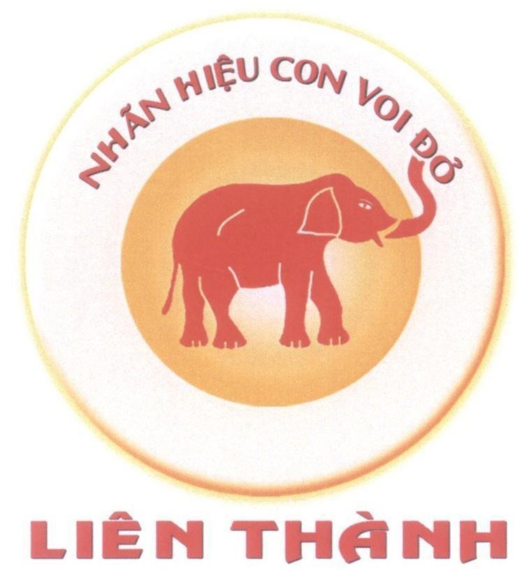 Mẫu nhãn hiệu Nhãn Hiệu Con Voi Đỏ Liên Thành