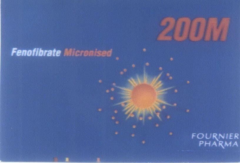 Mẫu nhãn hiệu FOURNIER PHARMA 200M Fenofibrate Micronised