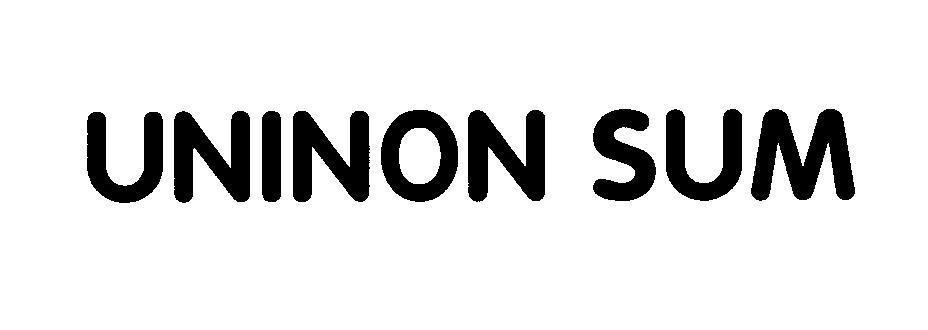 Mẫu nhãn hiệu UNINON SUM