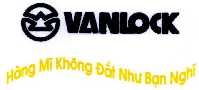 Mẫu nhãn hiệu VANLOCK Hàng Mĩ Không Đắt Như Bạn Nghĩ