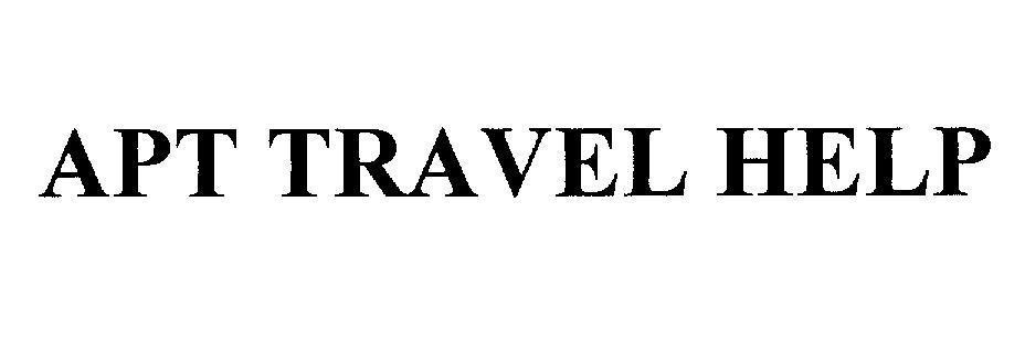 Mẫu nhãn hiệu APT TRAVEL HELP