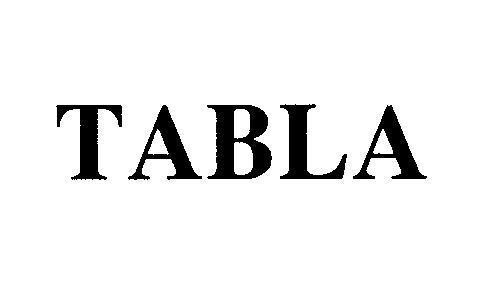 Mẫu nhãn hiệu TABLA