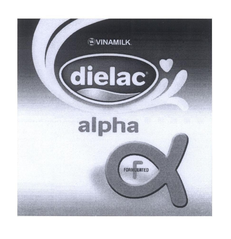 Mẫu nhãn hiệu dielac alpha VINAMILK L Formulated