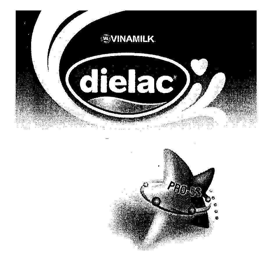 Mẫu nhãn hiệu dielac VINAMILK PRO-5S