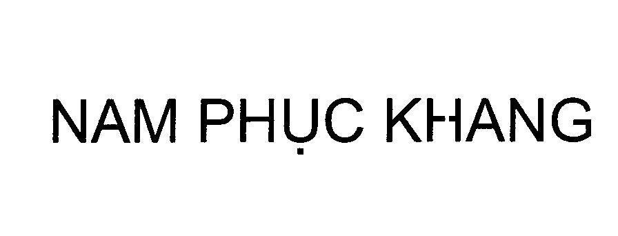 Mẫu nhãn hiệu Nam Phục Khang