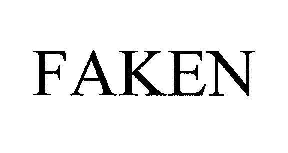Mẫu nhãn hiệu FAKEN