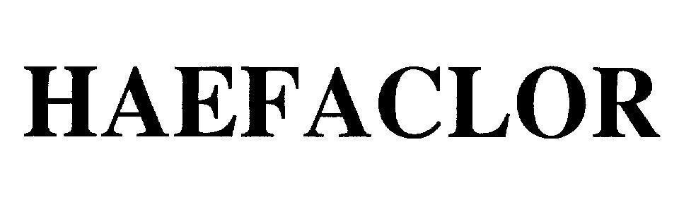 Mẫu nhãn hiệu HAEFACLOR