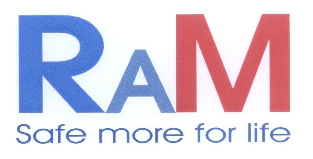 Mẫu nhãn hiệu RAM R M RA Safe more for life