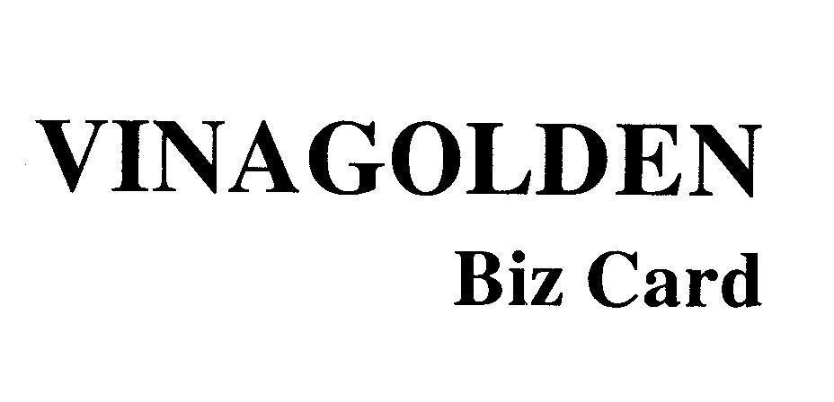 Mẫu nhãn hiệu VINAGOLDEN Biz Card