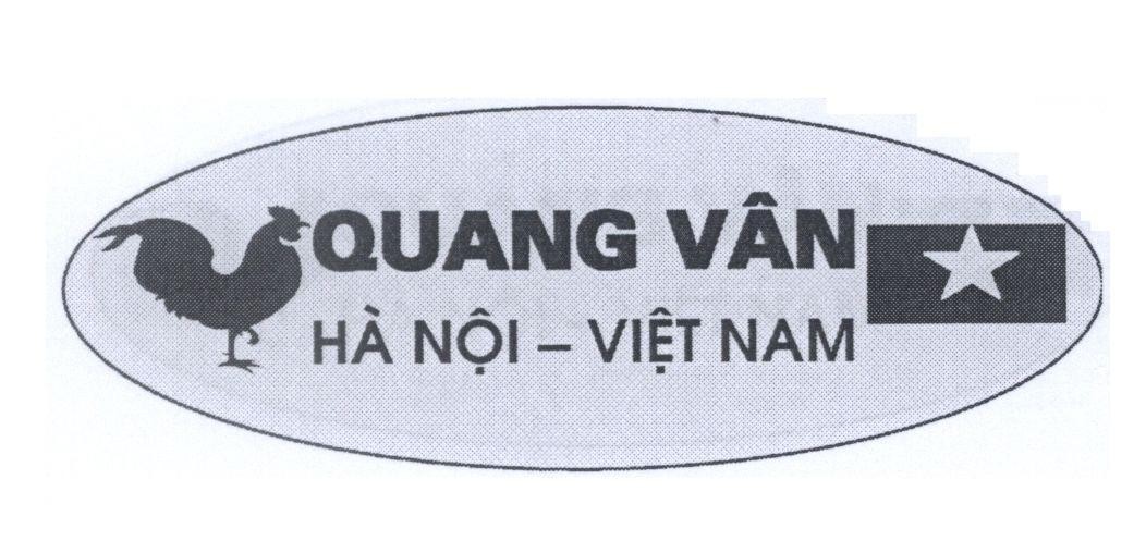 Mẫu nhãn hiệu QUANG VÂN Hà Nội - Việt Nam
