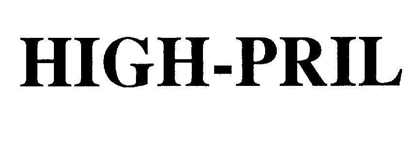 Mẫu nhãn hiệu HIGH-PRIL