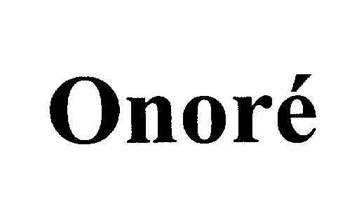 Mẫu nhãn hiệu Onoré