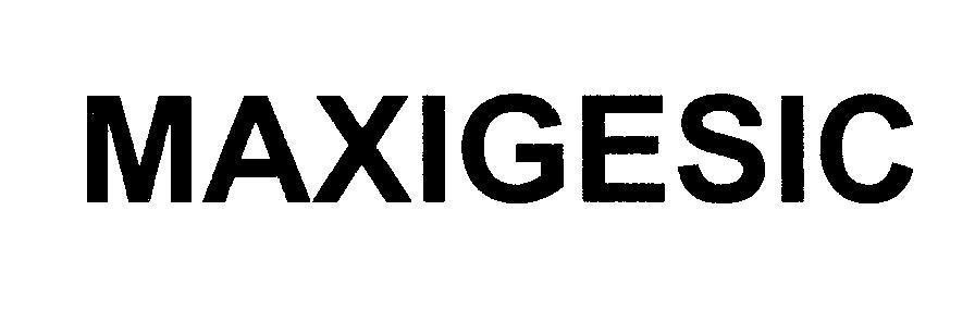Mẫu nhãn hiệu MAXIGESIC