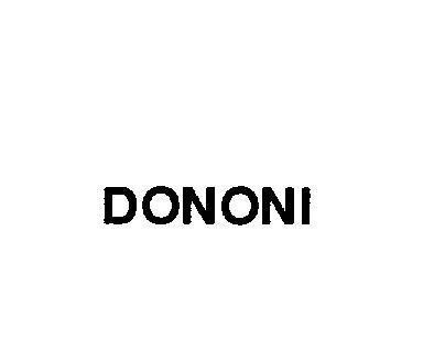 Mẫu nhãn hiệu DONONI