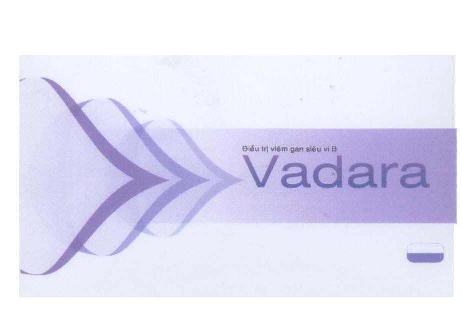 Mẫu nhãn hiệu Vadara Điều trị viêm gan siêu vi B