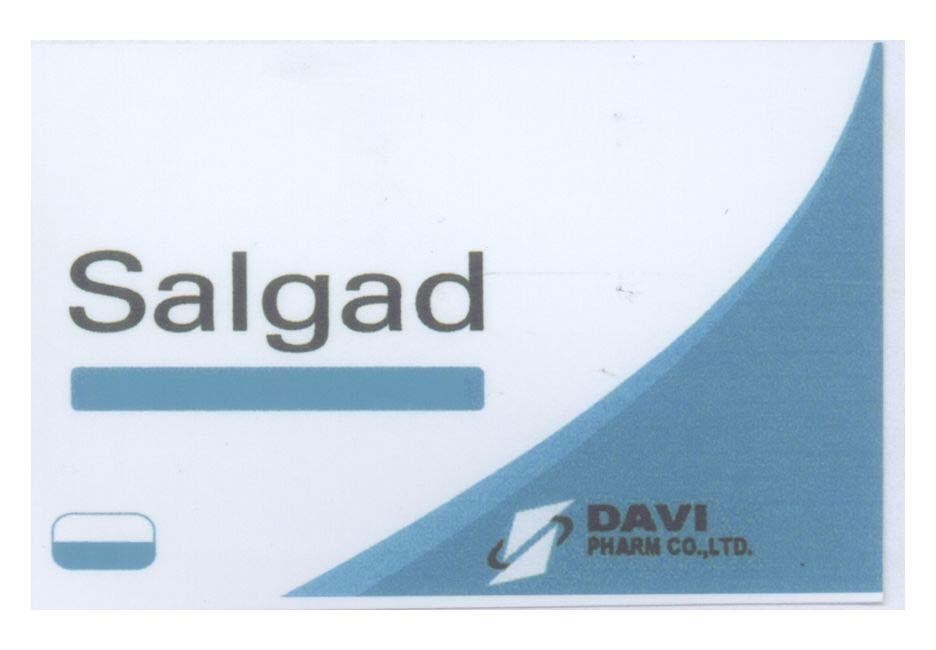 Mẫu nhãn hiệu Salgad DAVI PHARM CO.,LTD.