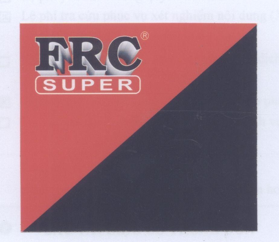 Mẫu nhãn hiệu FRC SUPER