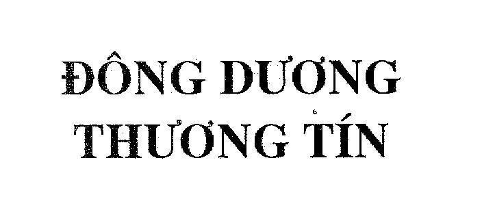 Mẫu nhãn hiệu Đông Dương Thương Tín