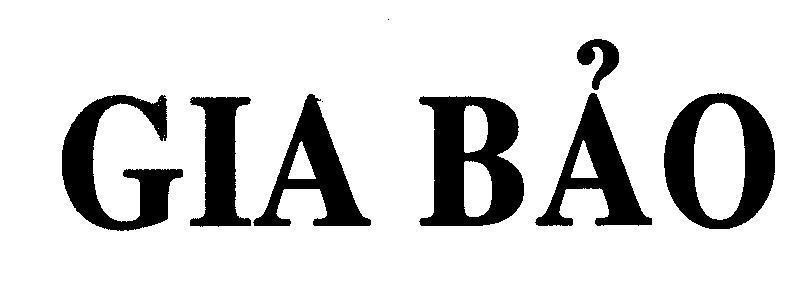 Mẫu nhãn hiệu Gia Bảo