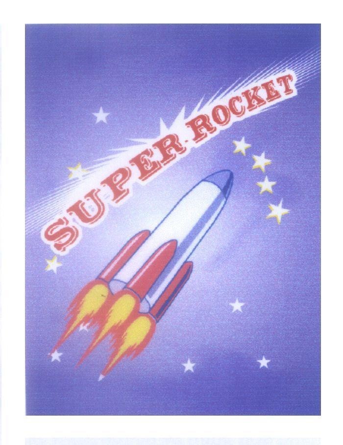 Mẫu nhãn hiệu SUPER-ROCKET