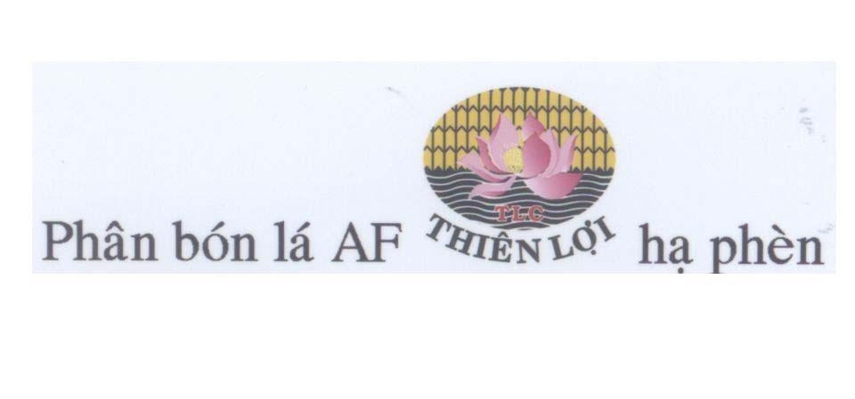 Mẫu nhãn hiệu TLC Thiên Lợi Phân bón lá AF hạ phèn