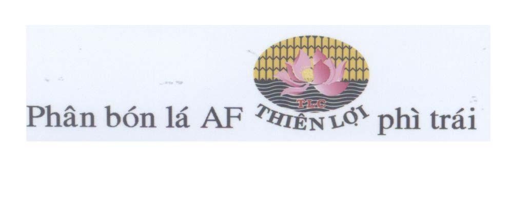 Mẫu nhãn hiệu TLC Thiên Lợi Phân bón lá AF phì trái