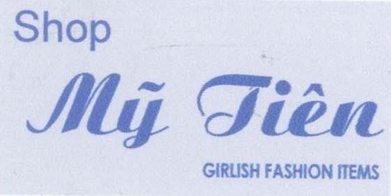 Mẫu nhãn hiệu Shop Mỹ Tiên GIRLISH FASHION ITEMS