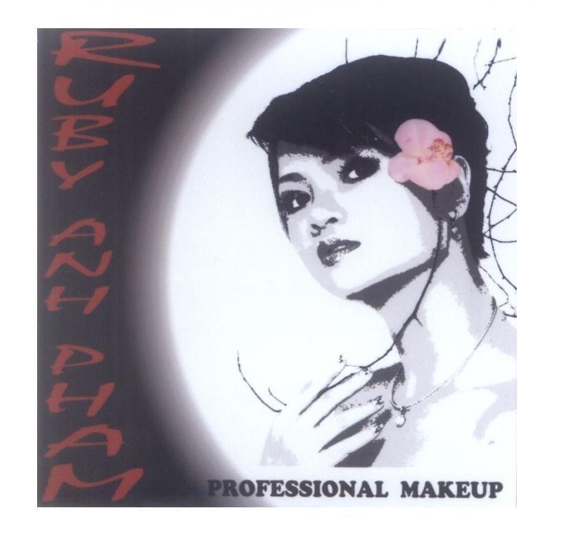 Mẫu nhãn hiệu RUBY ANH PHAM PROFESSIONAL MAKEUP