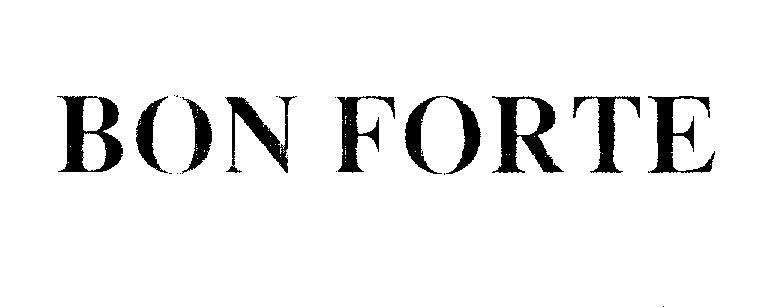 Mẫu nhãn hiệu BON FORTE