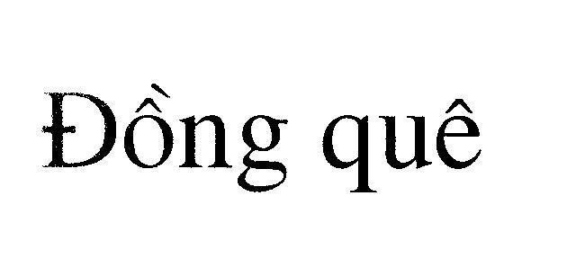 Mẫu nhãn hiệu Đồng quê