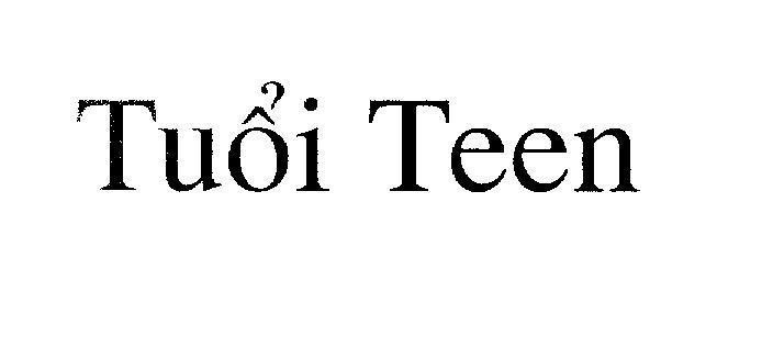 Mẫu nhãn hiệu Tuổi Teen