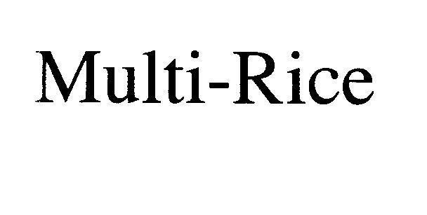 Mẫu nhãn hiệu Multi-Rice