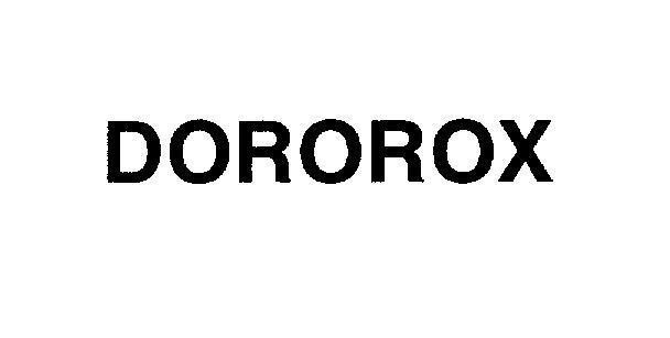 Mẫu nhãn hiệu DOROROX