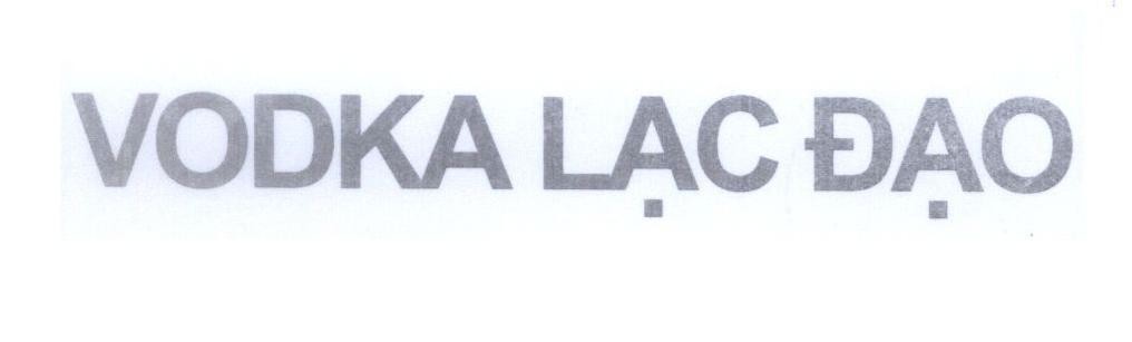Mẫu nhãn hiệu VODKA Lạc Đạo