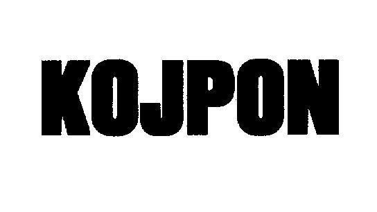 Mẫu nhãn hiệu KOJPON